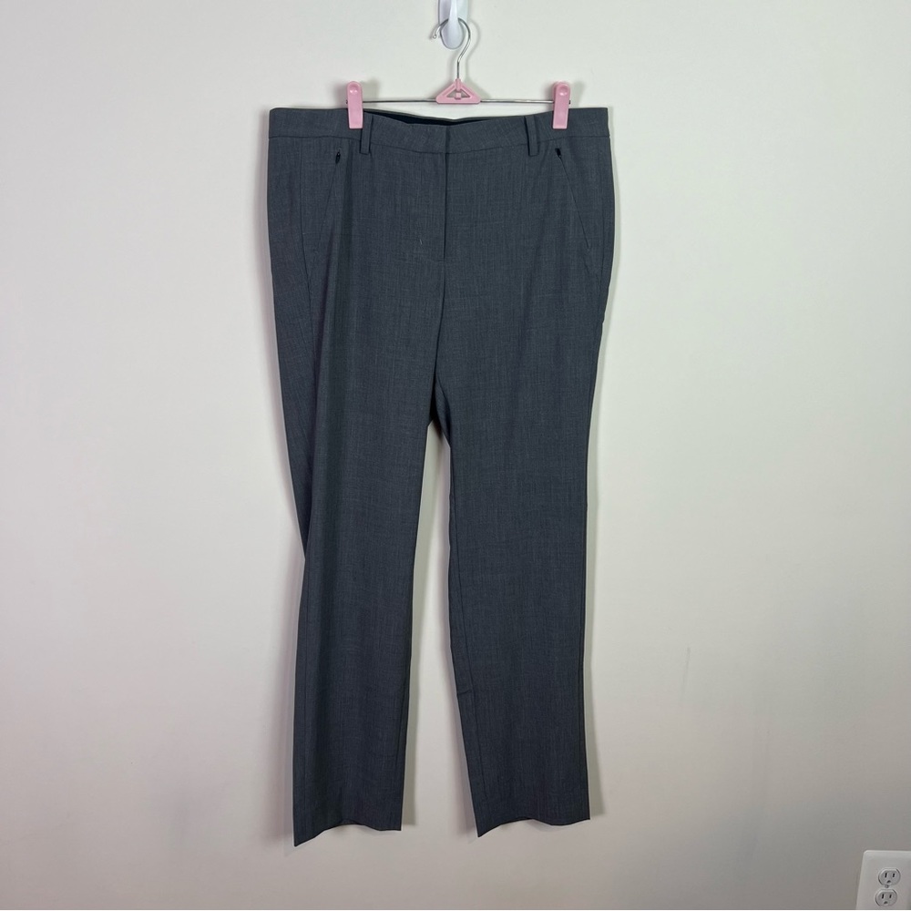 Ministry Of Supply Womens Gray Velocity Dress Pants New Size 12 New Work Church